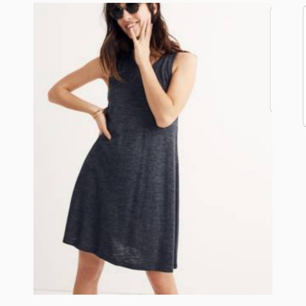 Madewell Grey High Point Tank Dress